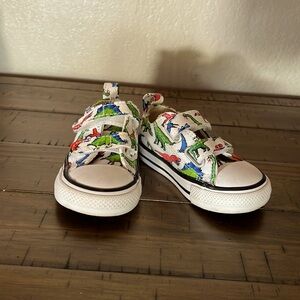 Converse Chuck Taylor’s Toddlers Dinosaur Shoes Size 4